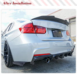 Carbon Fiber / FRP Rear Diffuser for BMW 3 Series F30 F35 M Sport 2012-2018 Car Rear Bumper Lip Spoiler Body Kit with Light