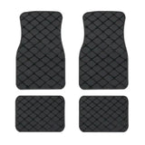 Car Floor Mats 4PCS Universal PU Leather Waterproof Auto Foot Pad Protector Carpet Front and Rear Mats Set Auto Accessories