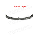 Carbon Fiber Front bumper Lip Spoiler for BMW 3 Series F80 M3 4 Series F82 F83 M4 2014-2018 Double Chin Shovel Guard