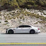 MSY Style DRY Carbon Fiber Front Lip Side Skirts Rear Diffuser Engine Hood Bonnet Grill Spoiler For Bentley Flying Spur Body Kit