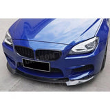 Carbon Fiber Front Bumper Lip Spoiler for BMW 6 Series F06 F12 F13 M6 2014 2015 2016 2017 Bumper Chin Shovel Car Accessories