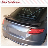 Car Rear Trunk Spoiler Boot Wing Spoiler For Audi TT TTS Sline TTRS For Audi TT TTS TTRS Coupe 2015-2021 Carbon Racing Wing Lip