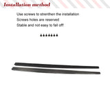 For BMW 1 Series E82 1M Coupe Sedan 2011-2018  Carbon Fiber / FRP Car Side Skirts Extension Lip Body Kits Apron Car Racing