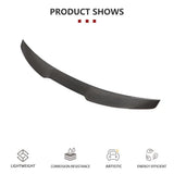 Car Rear Trunk Spoiler Wing Lip For Audi A3 S3 Sedan 4-Door 2014-2020 Carbon Fiber Rear Trunk Boot Lip Wing Spoiler Sticker