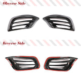 DRY Carbon Fog Lamp Air Intake Duct Vent Cover for Mercedes Benz V Class W447 V250 4-Door 2020-2021 Car Front Splitter