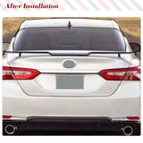 Car Rear Trunk Spoiler for Toyota 8th Camry LE SE XLE XSE 2018-2022 & for Honda Accord 10th Gen ABS Black Car Rear Spoiler Wing