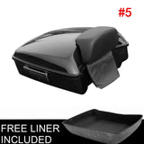 Motorcycle 10.7 Chopped Tour Pack Trunk Backrest Mount Rack Luggage For Harley Tour Pak Touring Road King Electra Street Glide