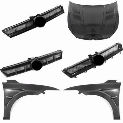 Carbon Fiber Hood Grill Fender for Volkswagen vw Golf 7 7.5 14-20 modified Body kit Car Accessories