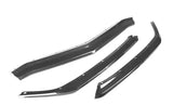 For Chevrolet Corvette C8 2020 2021 2022 2023 Real Carbon Fiber Front Bumper Lip Splitters Body Kit Flaps Spoiler Cover