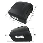 King Trunk For Harley Touring Tour Pak Road King Electra Street Glide CVO 2014-2023 2019 2018 Motorcycle