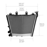 Radiator Cooler Cooling Fit For BMW M1000RR 2021-2024 S1000R 2021-2024 S1000RR 2019-2024