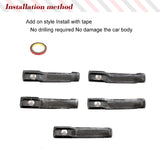 For Mercedes Benz G Class W464 G550 G63 2019-2024 Dry Carbon Car Door Handle Cover Trim 5PCS