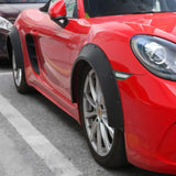 4Pcs 3.1"/80mm Universal Flexible Car Fender Flares Extra Wide Body Wheel Arches
