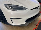 Front Bumper Lip Side Skirt Body Kit Carbon Material Body Kit For Model 3/Y Body Parts Plaid