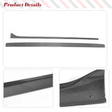 Carbon Fiber / FRP Car Side Skirts Extension for Audi A5/ A5 S Line/ S5 Coupe 2 Door Convertible 2008-2016 Car Styling Side Lip