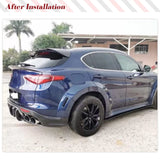 Dry Carbon Fiber Car Rear Racing Spoiler for Alfa Romeo Stelvio 2017-2021 Rear Middle Spoiler Wing Lip Car Body Kits
