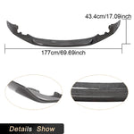 Carbon Fiber Front Bumper Lip Spoiler for BMW F87 M2 Competition M2C 2018 2019 2020 Car Front Lip Chin Apron Splitters Body Kit