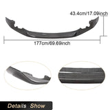 Carbon Fiber Front Bumper Lip Spoiler for BMW F87 M2 Competition M2C 2018 2019 2020 Car Front Lip Chin Apron Splitters Body Kit