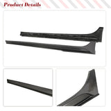 Carbon Fiber Car Side Skits Extension Lip Blades For Maserati Ghibli Sedan 2014-2019 Car Side Skirt Extension Spoiler Protection