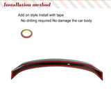 Dry Carbon Fiber Car Rear Trunk Lip Spoiler Wing for Lexus IS200 IS250 IS 300 IS350 IS F 2014-2020 Rear Trunk Boot Wing Lip XE30