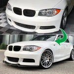E82 E87 E88 Front Bumper Lip Splitter Spoiler For BMW 118i 120i 120d 123d 125i 125se 128i 135i 2007-2013 Guard Tuning Diffuser