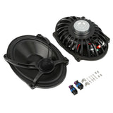 Motorcycle Saddle Bag Lids 5"X7" Speaker For Harley Touring Electra Road Glide King FLH FLTR FLHX FLHR FLHTK FLHRC FLHT 14-23