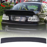 For BMW E46 1998-2006 2Door Sedan Car Rear Trunk Lid Boot Ducktail Real Carbon Fiber  Spoiler Wing Exterior Tuning Bodykit