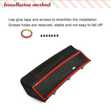 Real Carbon Fiber Rear Bumper Diffuser Lip Spoiler  for Porsche Macan 2022 2023 GTS Sport Utility Car Rear Diffuser Lip Car Part
