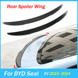Rear Spoiler Wing for BYD Seal EV Tail Fin 2022 2023 2024 Tail Trunk Roof Wings Tuning Auto Accessories ABS Body Kits Spoiler