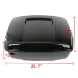 King Pack Trunk Rack Pad Speakers Tail Light Fit For Harley Tour Pak Touring 2014-2024 Road King Electra Street Glide