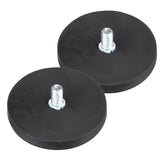 2PCS 43mm M6 Bolt Magnetic Base Mount Bracket Clamp LED Work Light Bar Holder SUV Offroad