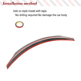 Carbon Fiber Car Rear Trunk Racing Spoiler Lip For Mercedes Benz E Class W238 C238 E400 E450 Coupe 2017-2019 Rear Boot Wing