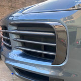 For Porsche Cayenne 9Y0 9YA 2018-2023 Real Dry Carbon Fiber Front Bumper Lip Spoiler Panel Cover Car Retrofitting Accessories