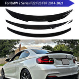 MP M4 PSM Style Rear Bumper Spoiler Lip for BMW 2 Series F22 F23 F87 2014-2021 Roof Trunk Wing Tail Top Wing Rear Wing