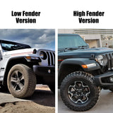 4Pcs For Jeep Wrangler Gladiator JT 2018-2023 Car Fender Flares Extensions Front Rear Set Black Wheel Arch Flaps Mudguard Splash