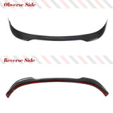 Car Trunk Racing Spoiler Fits for FIAT 500 Abarth 595 2010-2020 Real Carbon Fiber Rear Boot Lid Highkick Spoiler Wing Lip
