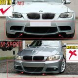 For BMW E90 E91 E92 E93 M3 2Pcs Front Bumper Splitter Lip 3 Series 320i 320d 330i Modify M3 Spoiler Diffuser 2008-2012 Tuning