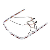 Motorcycle Trunk & Saddlebags Trim Cover LED Lights For Honda Goldwing GL1800 2001-2011