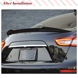 Carbon Fiber/ FRP Car Rear Trunk Racing Spoiler Boot Wing for Maserati Ghibli Sedan 2014 - 2017 Car Rear Trunk Wing Spoiler Lip