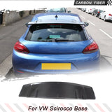 Carbon Fiber/FRP Car Rear Trunk Roof Lip Wing Window Racing Spoiler for Volkswagen VW Scirocco 2008 - 2013 Base Non for R Rline