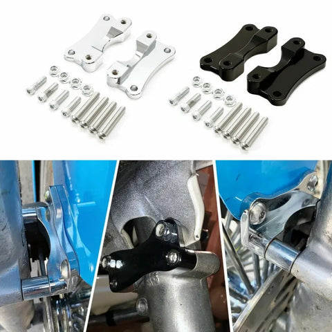 Motorcycle Front Fender Adapter Spacer Riser Mount Kit For Harley Street Glide Touring Road Glide 2014-2022 2021 2020 2019 2018