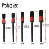 Car Detailing Brush 5pcs Auto Cleaning Car Cleaning Detailing Set Dashboard Air Outlet Clean Brush Tools Car Wash Accessories