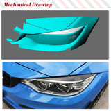 For BMW F80 M3 F82 F83 M4 F32 F33 F36 2014 - 2018 Car Headlight Eyelid Sticker Dry Carbon Fiber Headlamps Eyebrows Eyelash