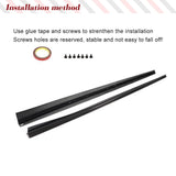 Real Carbon Fiber Side Skirts Splitters Extension Lips for BMW 8 Series G14 Convertible G15 Coupe M-Spor F91 F92 M8 2019-2021