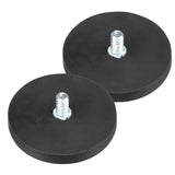 2PCS 43mm M6 Bolt Magnetic Base Mount Bracket Clamp LED Work Light Bar Holder SUV Offroad