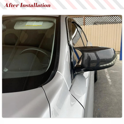 Carbon Fiber Car Mirror Cover for Infiniti Q50 2014-2020 Q60 Q70 QX30 QX50 2015-2020 Car Rearview Side Mirror Cover Replacement