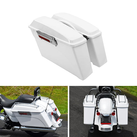 Motorcycle Hard Saddlebag Saddle Bags For Harley Touring Street Electra Glide Road King 1994-2013
