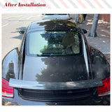 Car Rear Trunk Wing Racing Spoiler For Porsche 987 Cayman Coupe 2005 - 2012 Carbon Fiber Rear Trunk Boot Lip Wing Spoiler