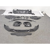 Runde Dry Carbon Fiber For Mercedes-Benz GLE Coupe Upgrade B Style Body Kit Front Lip Grille Tuyere Wheel Eyebrow Rear Diffuser