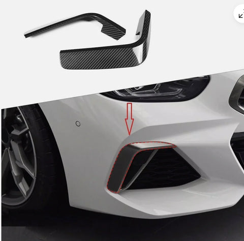 Real Carbon Fiber Car Front Bumper Splitter Spoiler Cover Trim For Bmw Z4 2017-2020